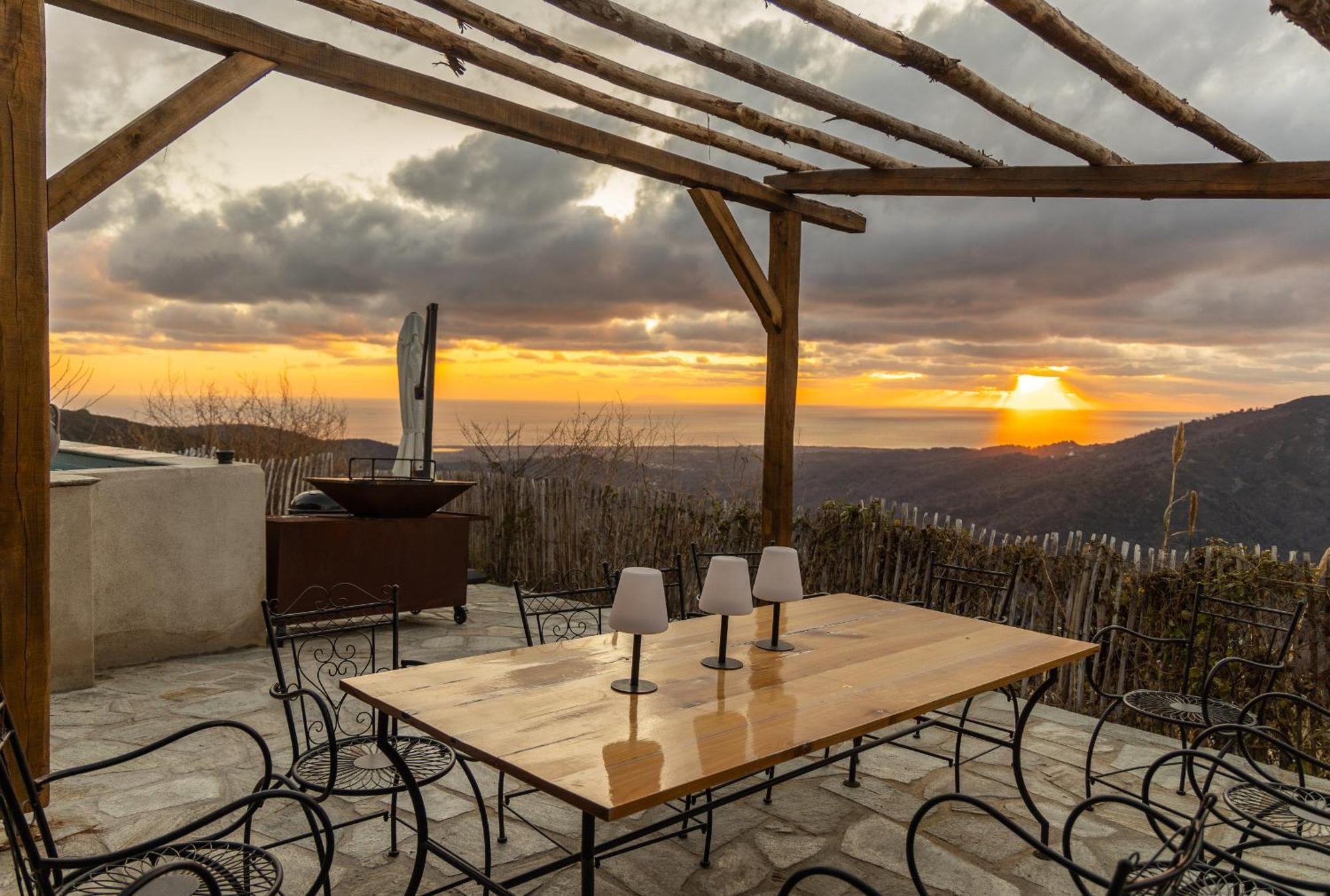 Villa A Macina Porri Esterno foto